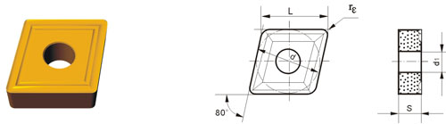 cemented carbide indexable inserts CNMM-M