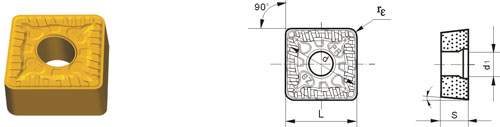 tungsten carbide indexable inserts SCUW
