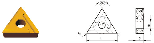 cemented carbide indexable inserts TNMG-A
