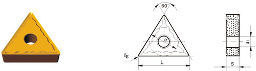 cemented carbide indexable inserts TNMG-ZM