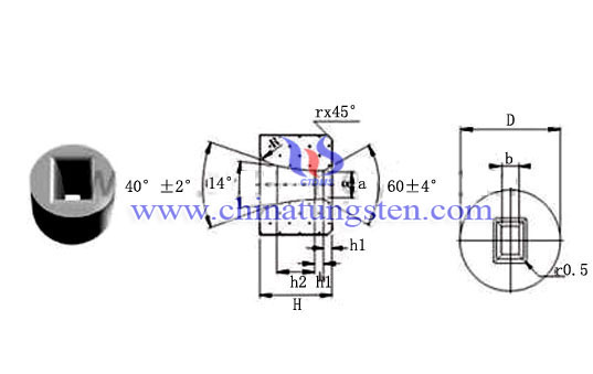 tungsten carbide rectangle drawing die tungsten carbide rectangle drawing die