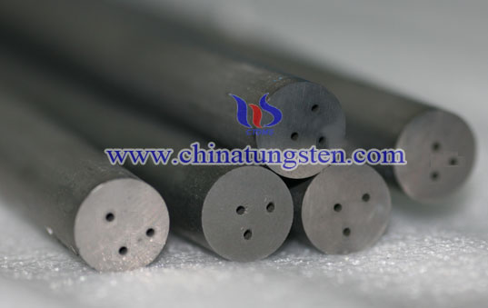 tungsten carbide three spiral holes rod tungsten carbide three spiral holes rod